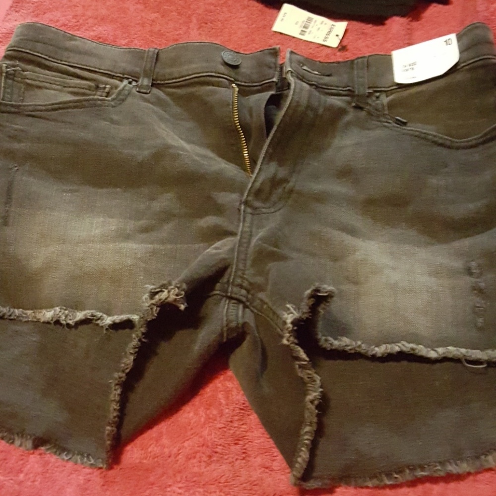 High Rise Shortie Shorts
